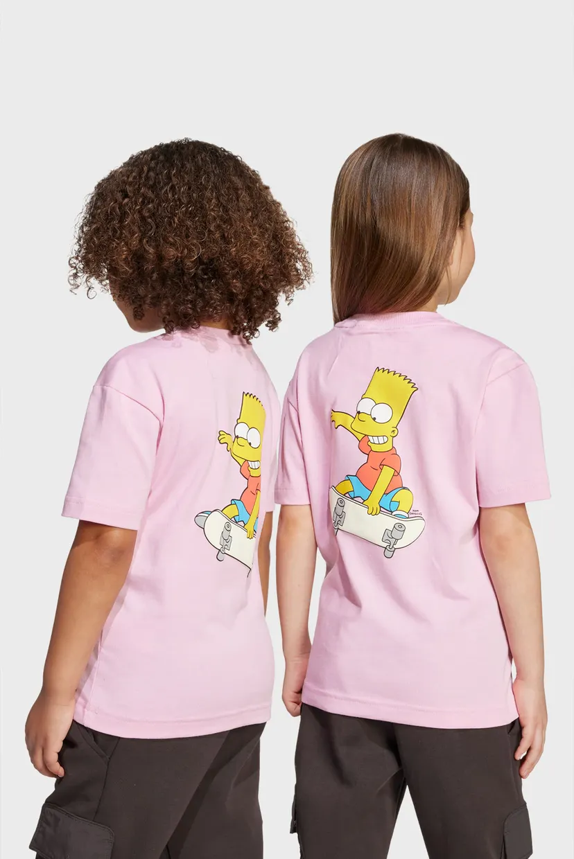Детская розовая футболка The Simpsons Kids 3
