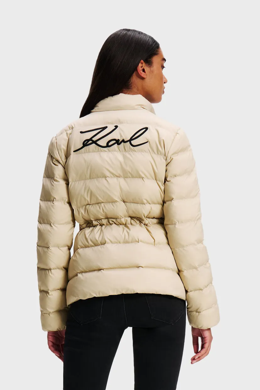 Жіноча бежева куртка LIGHTWEIGHT PUFFER JACKET 3