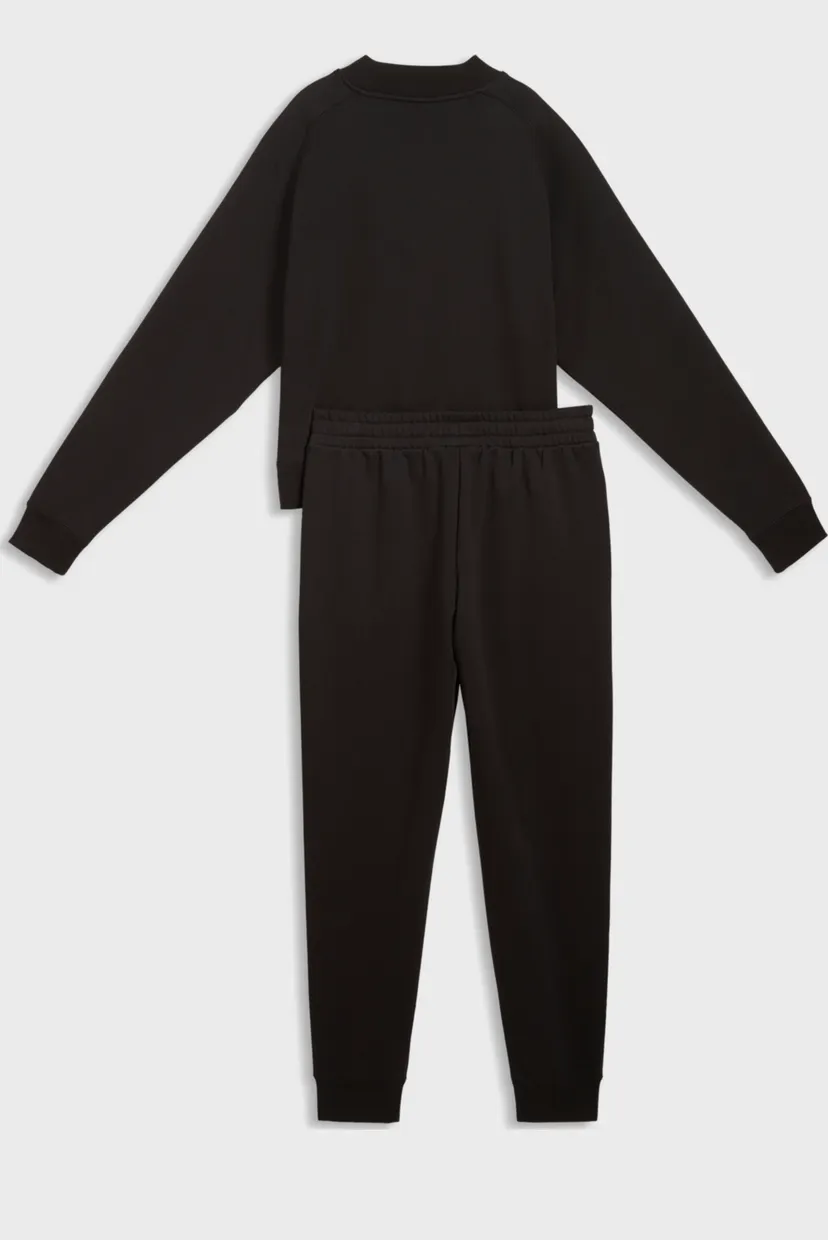 Жыночий чорний спортивний костюм (світшот, штани) Loungewear Fleece Tracksuit Women 5
