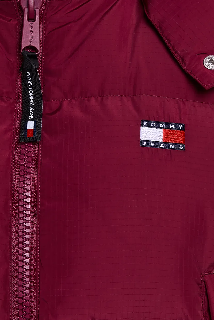 Женский бордовый пуховой жилет TJW CRP ALASKA PUFFER VEST 4