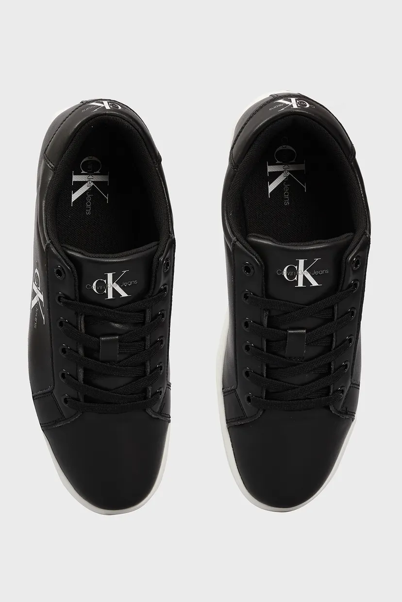 Мужские черные кожаные сникерсы CLASSICCUPLOWLACEUP LTH ML 4