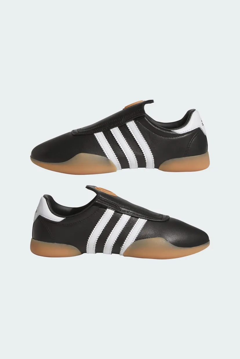 Жіночі чорні шкіряні кросівки adidas Taekwondo Mei 7