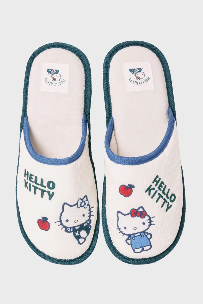 Жіночі білі капці Hello Kitty 4