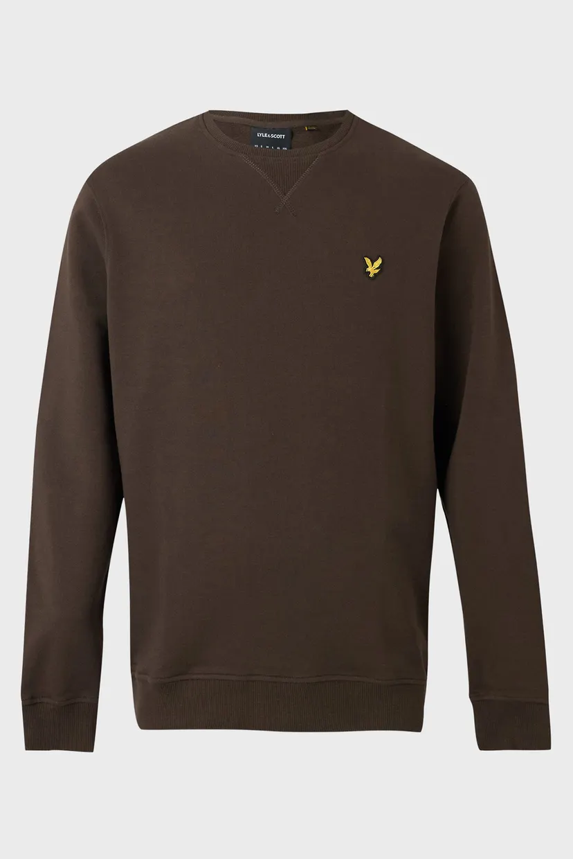 Мужской темно-коричневый свитшот CREW NECK 6