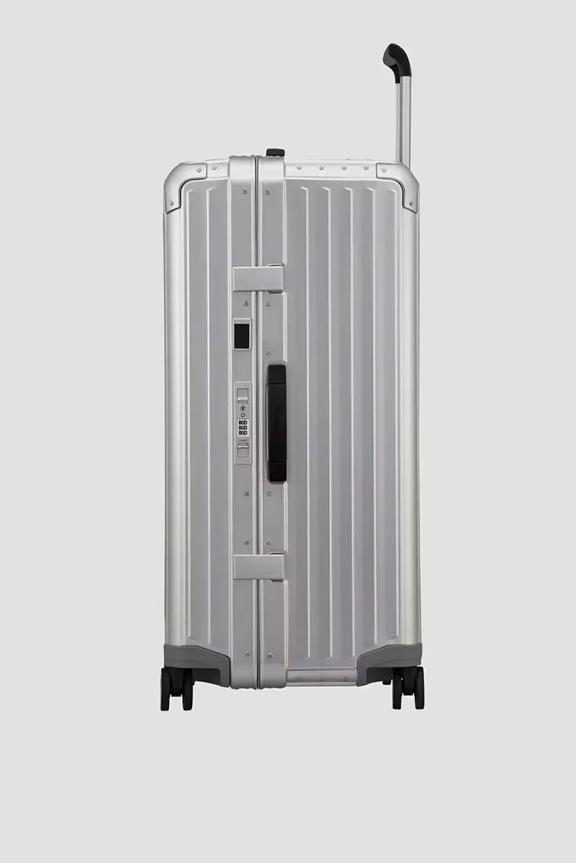 Серебристый чемодан  80 см LITE-BOX ALU ALUMINIUM 3