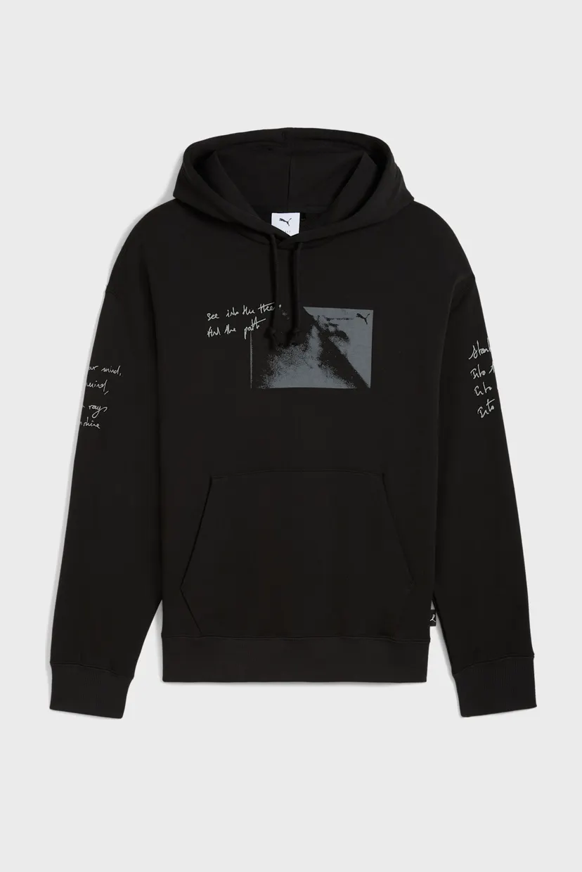 Чоловіче чорне худі GRAPHIC Forest Hoodie Men 6