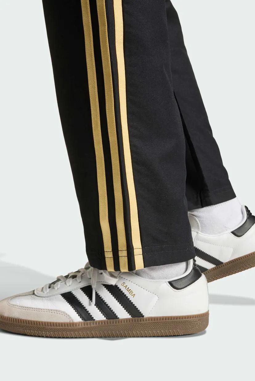 Детские черные спортивные брюки adidas Originals x Liberty London TRACK 5