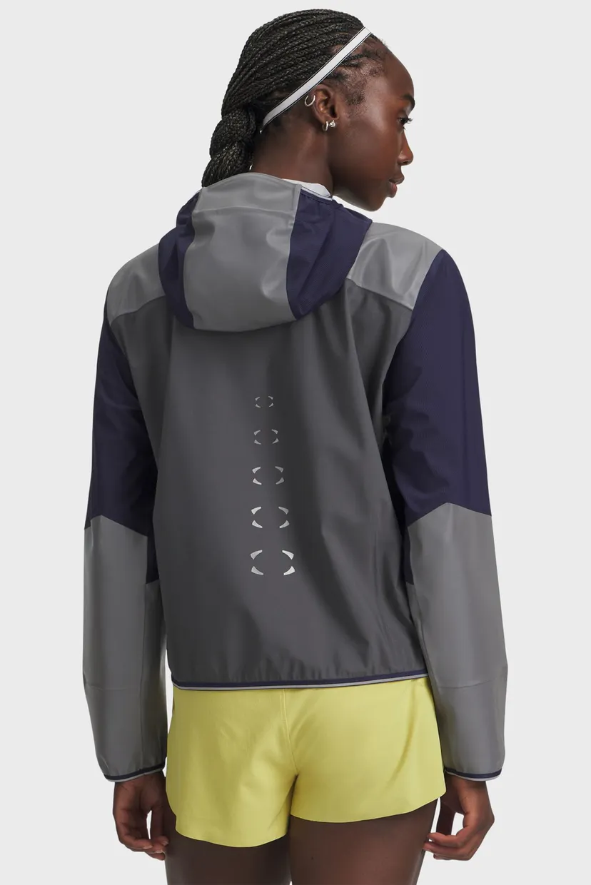 Жіноча сіра вітровка UA Halo Run Jacket 3