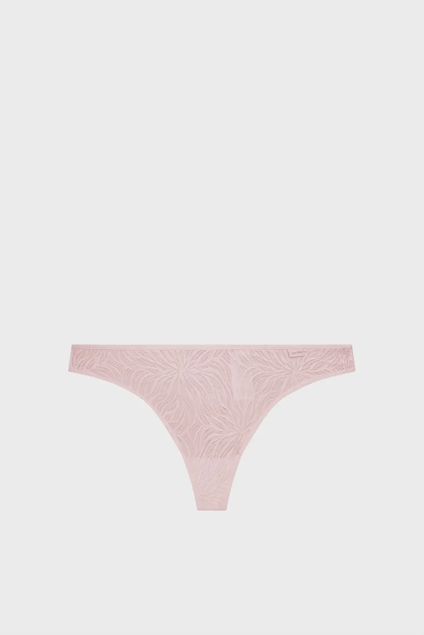 Жіночі пудрові трусики THONG 5