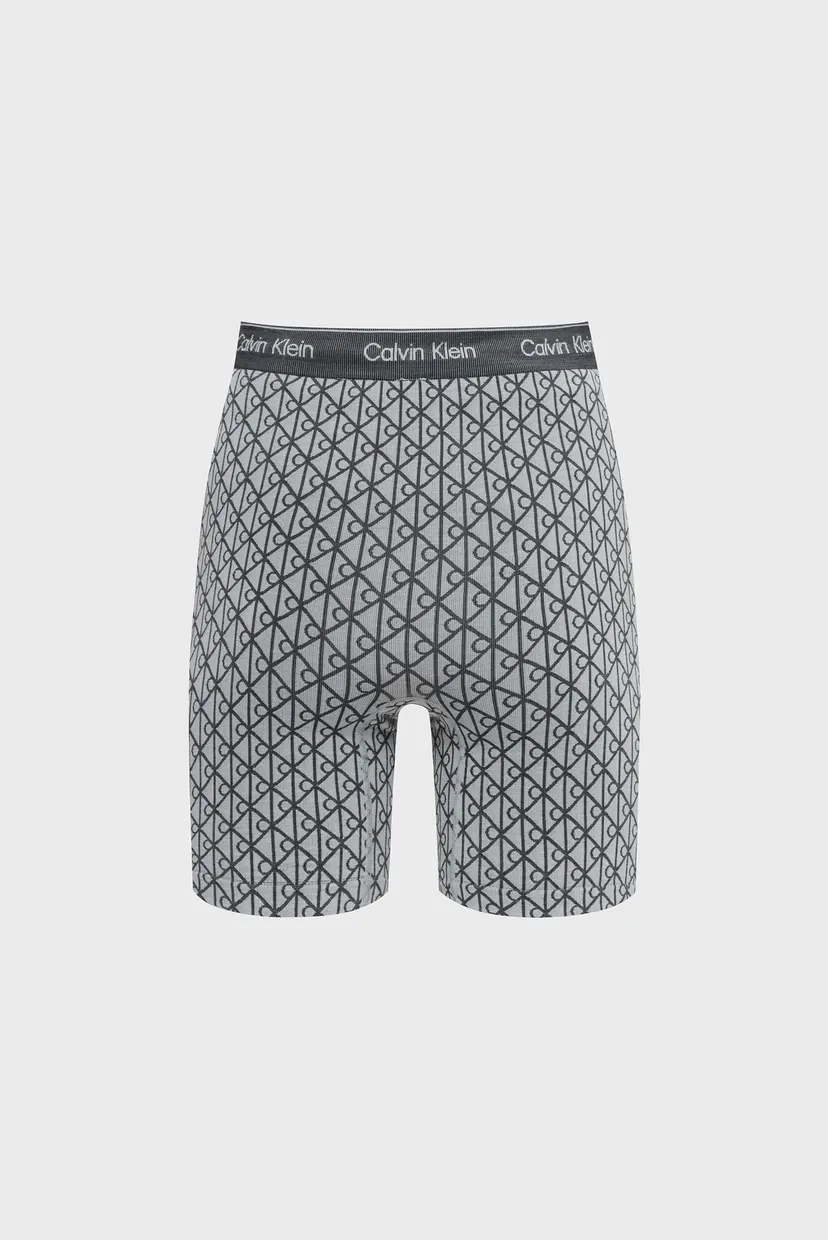 Женские серые моделирующие шорты с узором MID THIGH 8