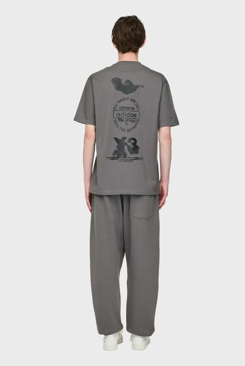 Сіра футболка Y-3 Graphic (унісекс) 3