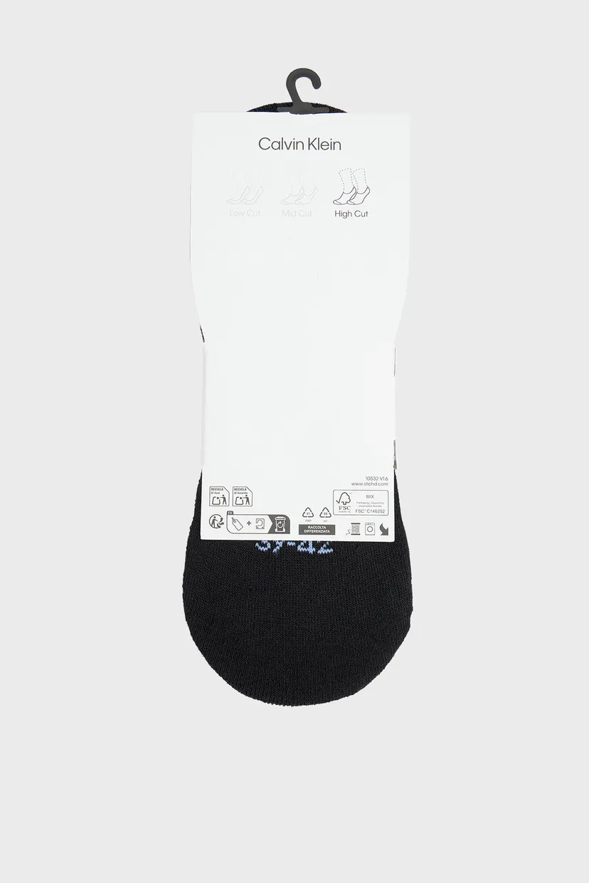 Чоловічі сліди (2 пари) FOOTIE HIGH CUT MONOGR 3