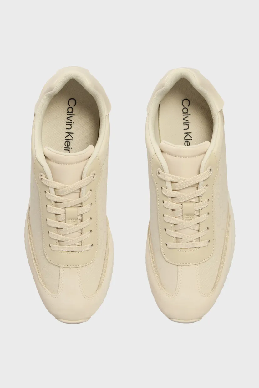 Женские белые сникерсы RUNNER LACE UP - MONO MIX 4