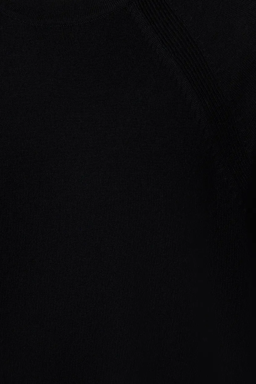 Чоловічий чорний вовняний джемпер MERINO COMFORT 3
