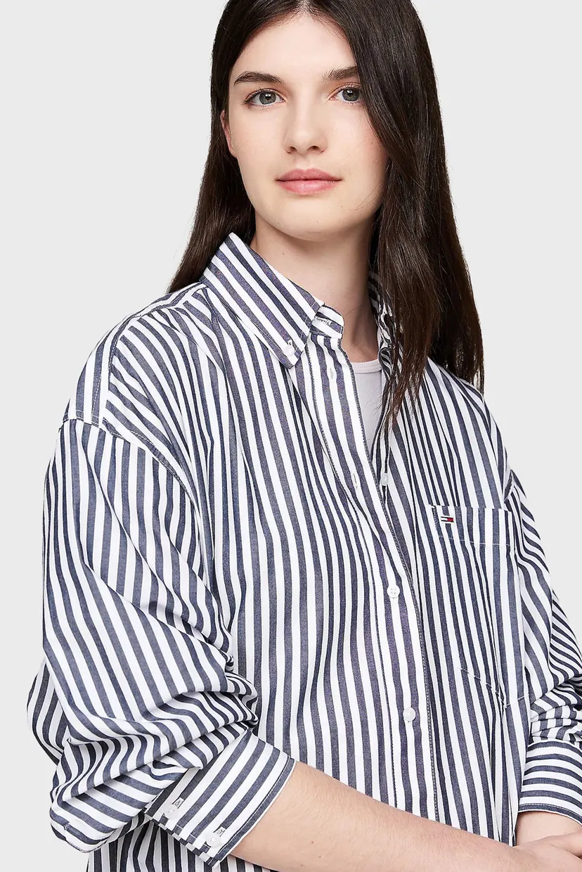 Жіноча сорочка у смужку TJW OVS PINSTRIPE 4
