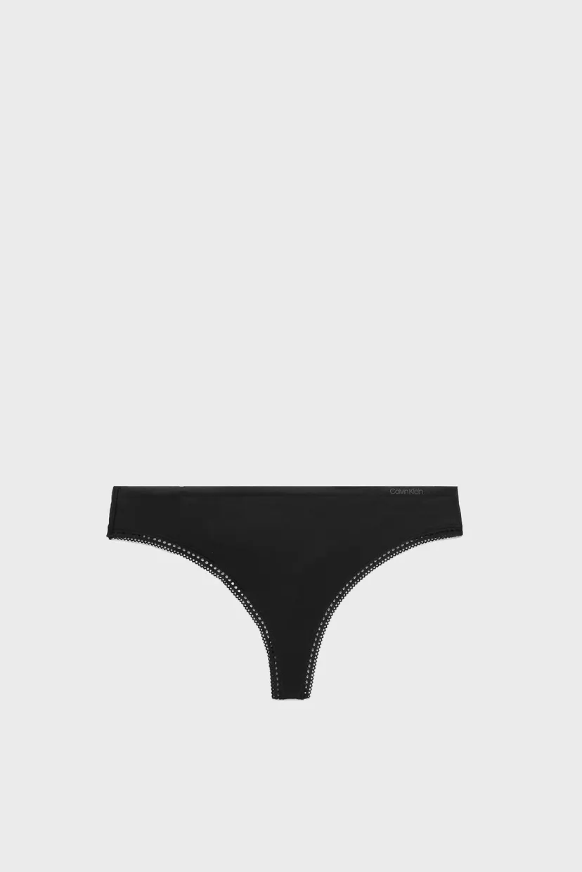 Жіночі чорні трусики THONG 5