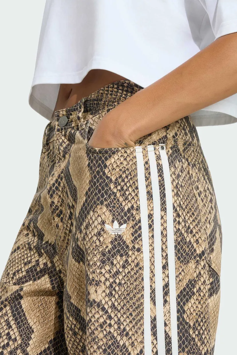 Жіночі джинси з візерунком SNAKE PRINT LOOSE 4