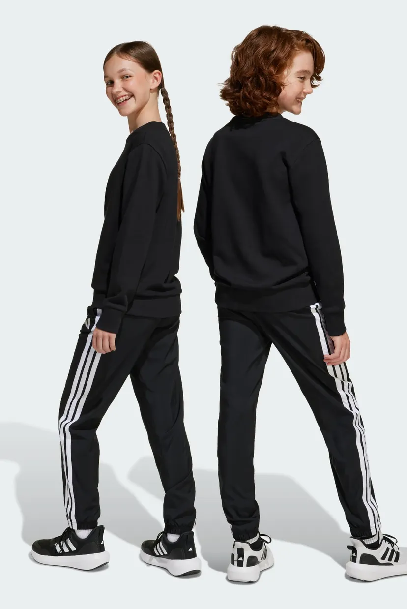 Дитячі чорні спортивні штани Essentials Climacool Kids 3