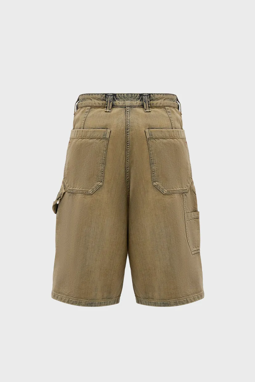Мужские коричневые джинсовые шорты D-LIVERY-SHORT 7