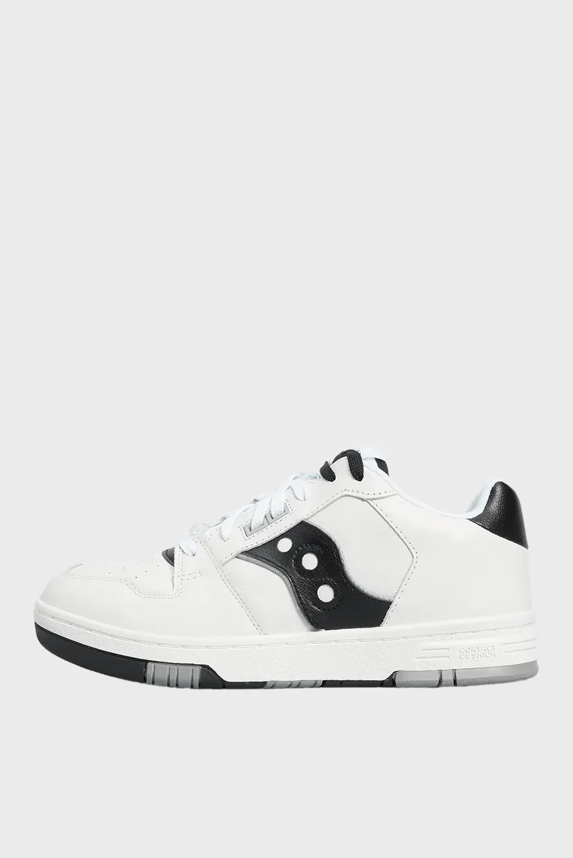 Белые кожаные кроссовки SONIC LOW 6