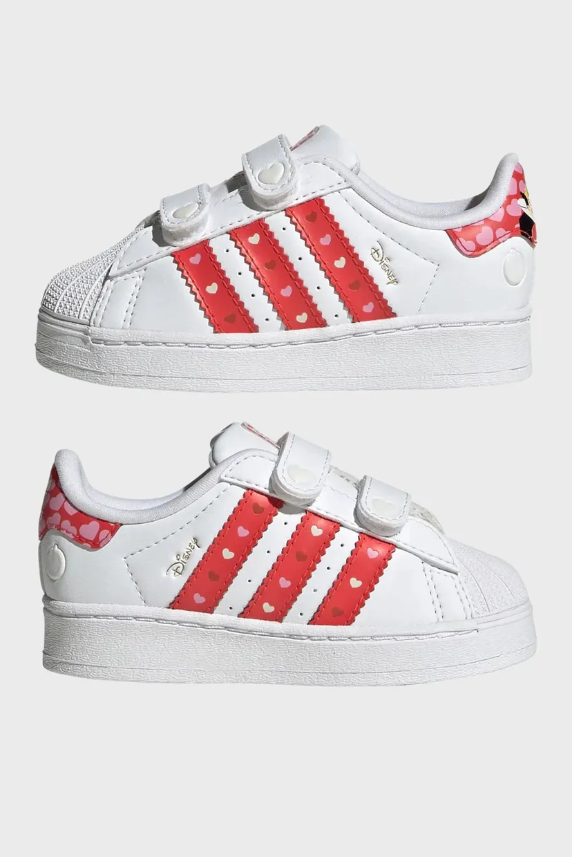 Детские белые сникерсы ADIDAS DISNEY SUPERSTAR LED LIGHTS COMFORT CLOSURE 6