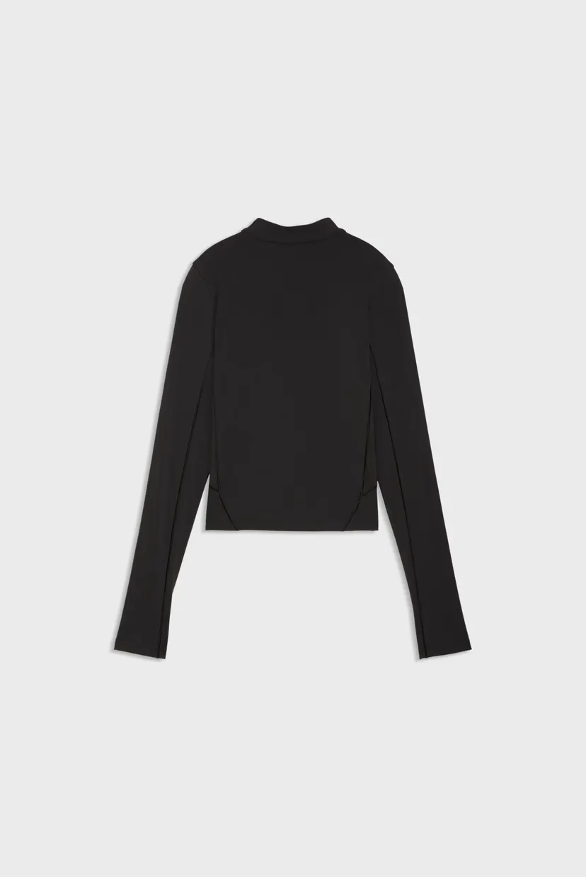 Жіноча чорна спортивна кофта PUMATECH SENSE Slim Track Jacket Women 5