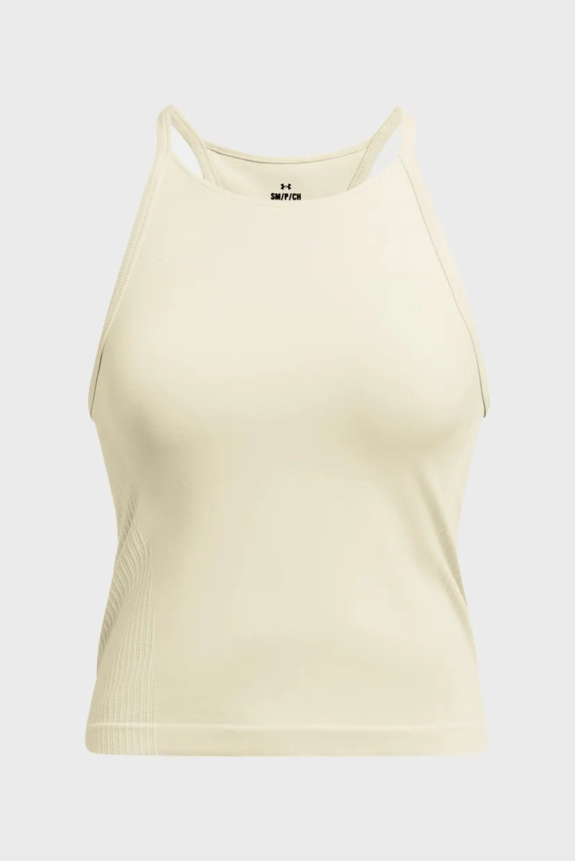 Жіноча бежева майка Vanish Elite Seamless Tank 5
