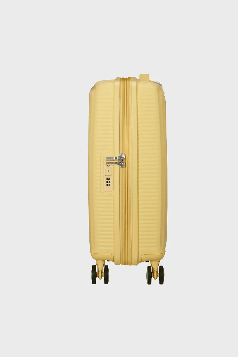Желтый чемодан 55 см SOUNDBOX PASTEL YELLOW 6