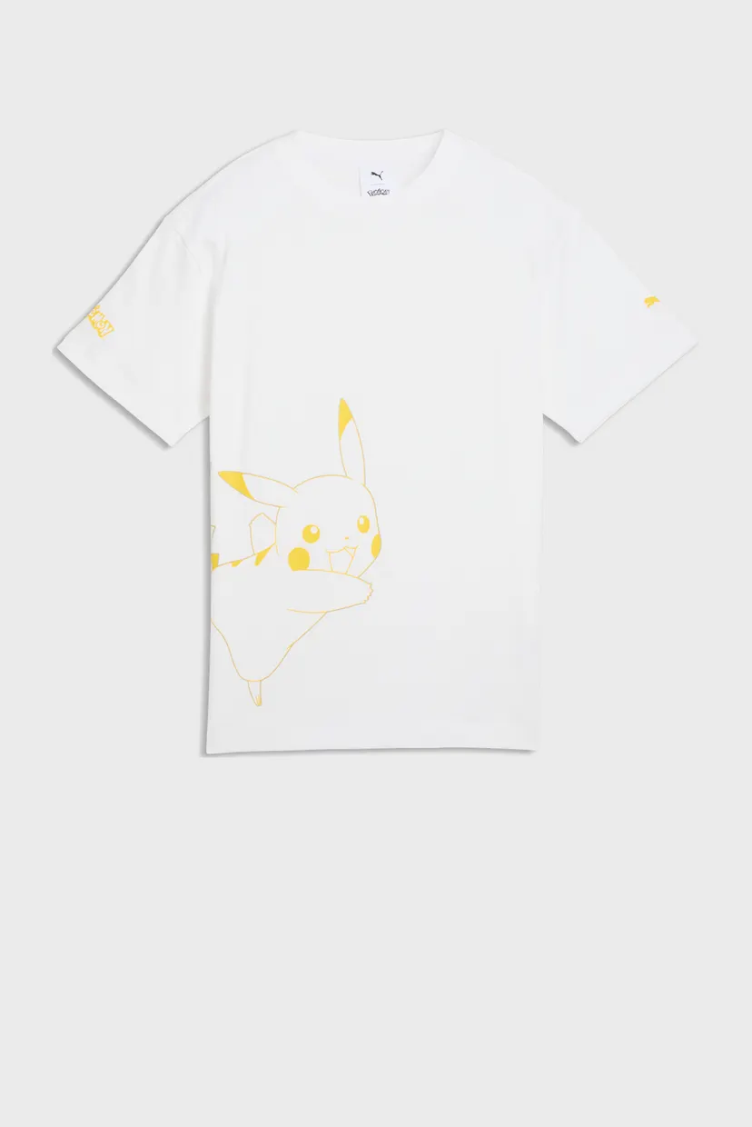 Детская белая футболка PUMA x POKEMON Relaxed Graphic Tee Youth 4