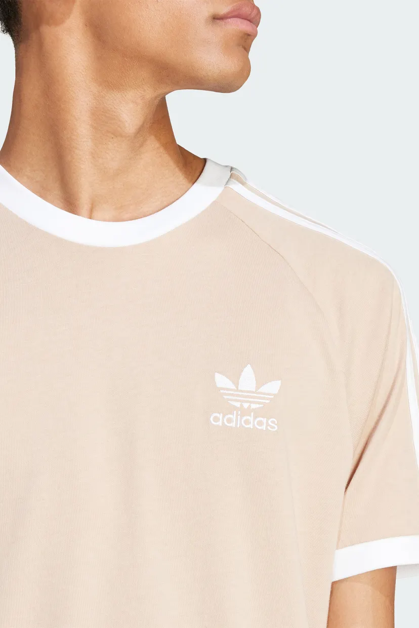 Мужская бежевая футболка Adicolor Classics 3-Stripes 5