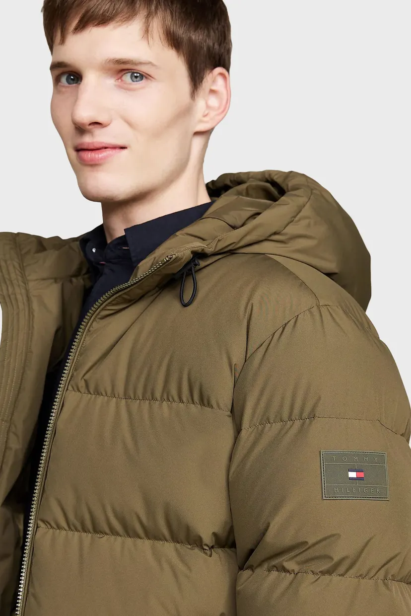Чоловічий олвиковий пуховик DOWN HOODED PUFFER JACKET 4