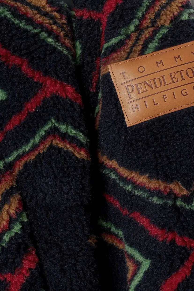 Жіноча темно-синя куртка з візерунком Tommy x Pendleton 5