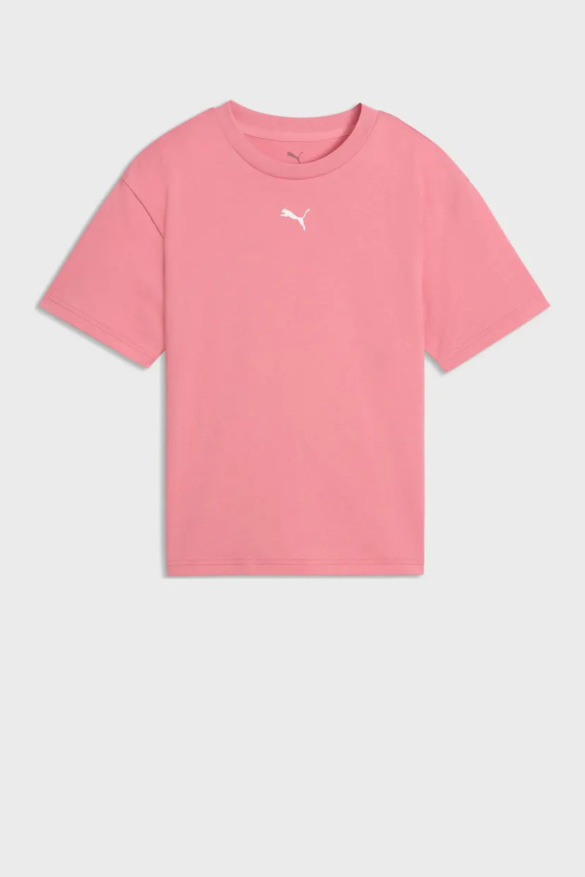 Детская розовая футболка Essentials Boxy Tee Youth 4
