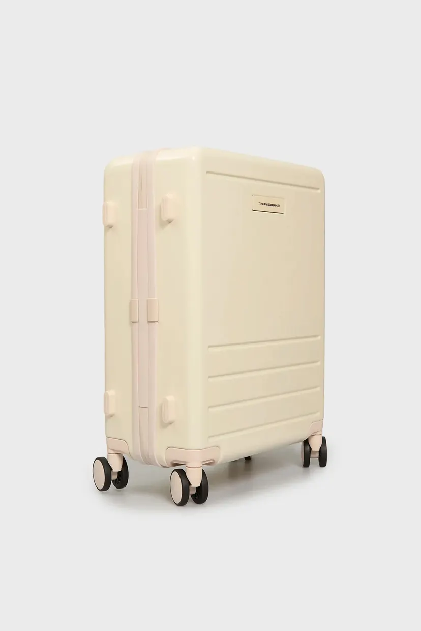 Жіноча біла валіза 55 см TRAVEL CABIN CASE 3