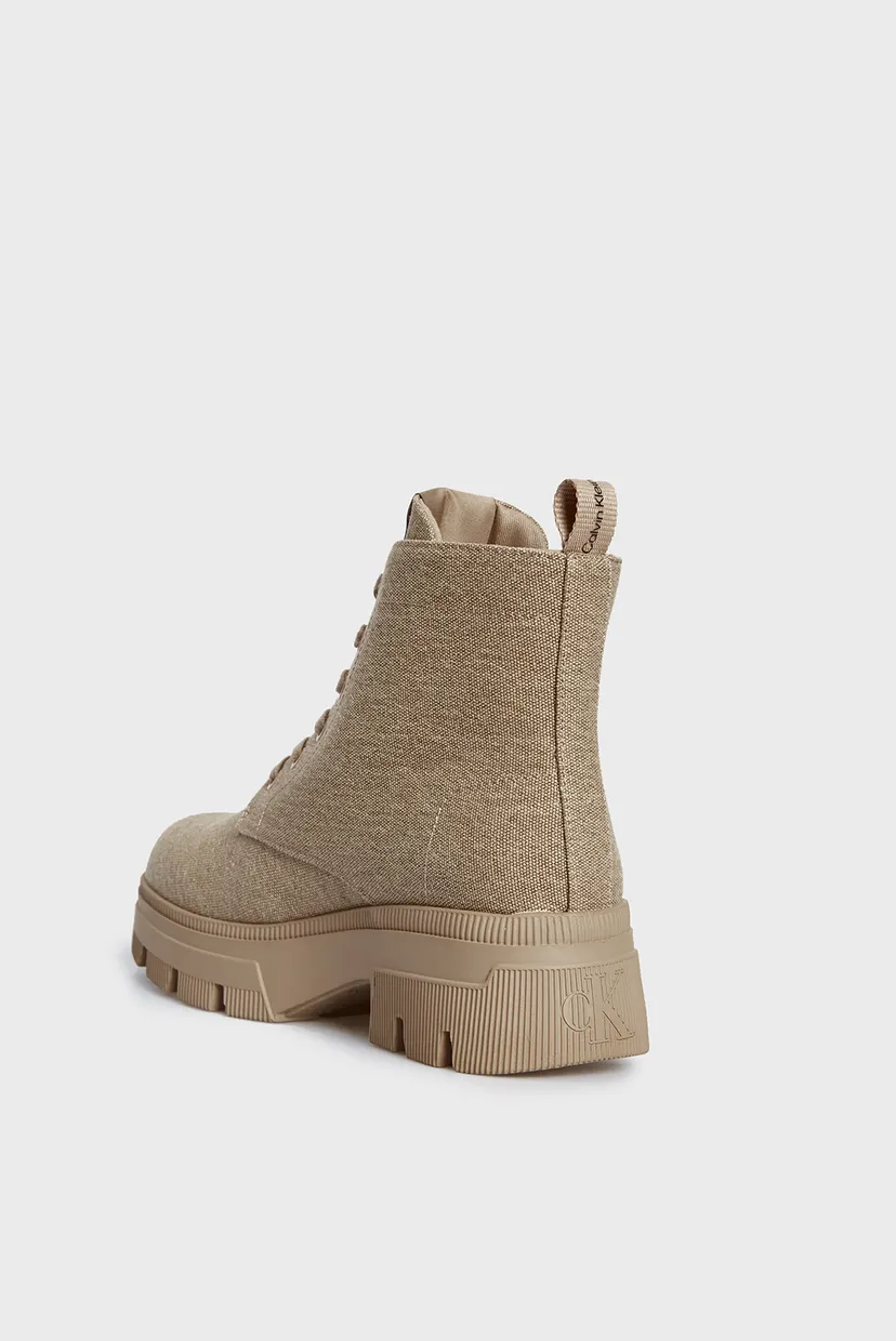 Жіночі бежеві черевики CHUNKY COMBAT LACEUP BOOT CO 5