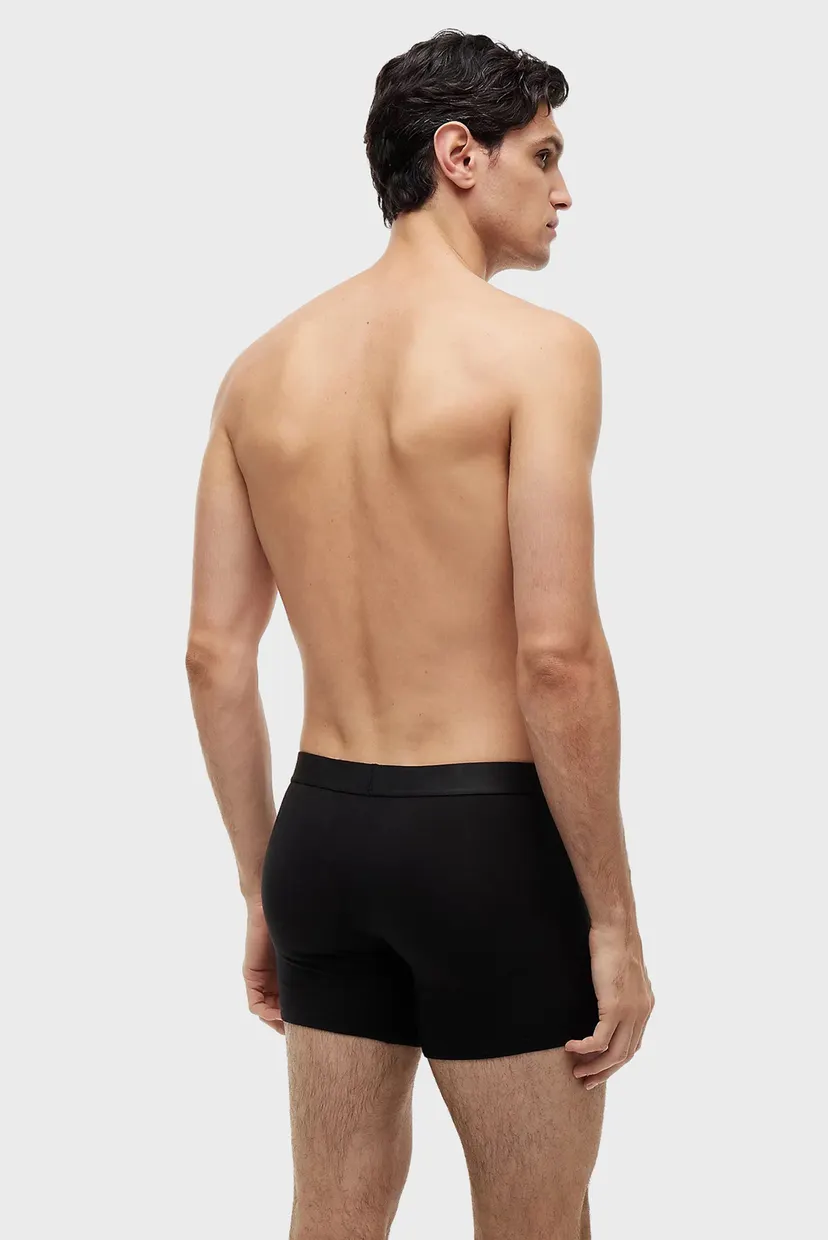 Мужские черные боксеры (3 шт) BOXER BRIEF 3
