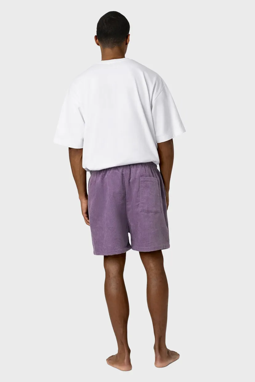 Фиолетовые вельветовые шорты Sun Corduroy (унисекс) 6