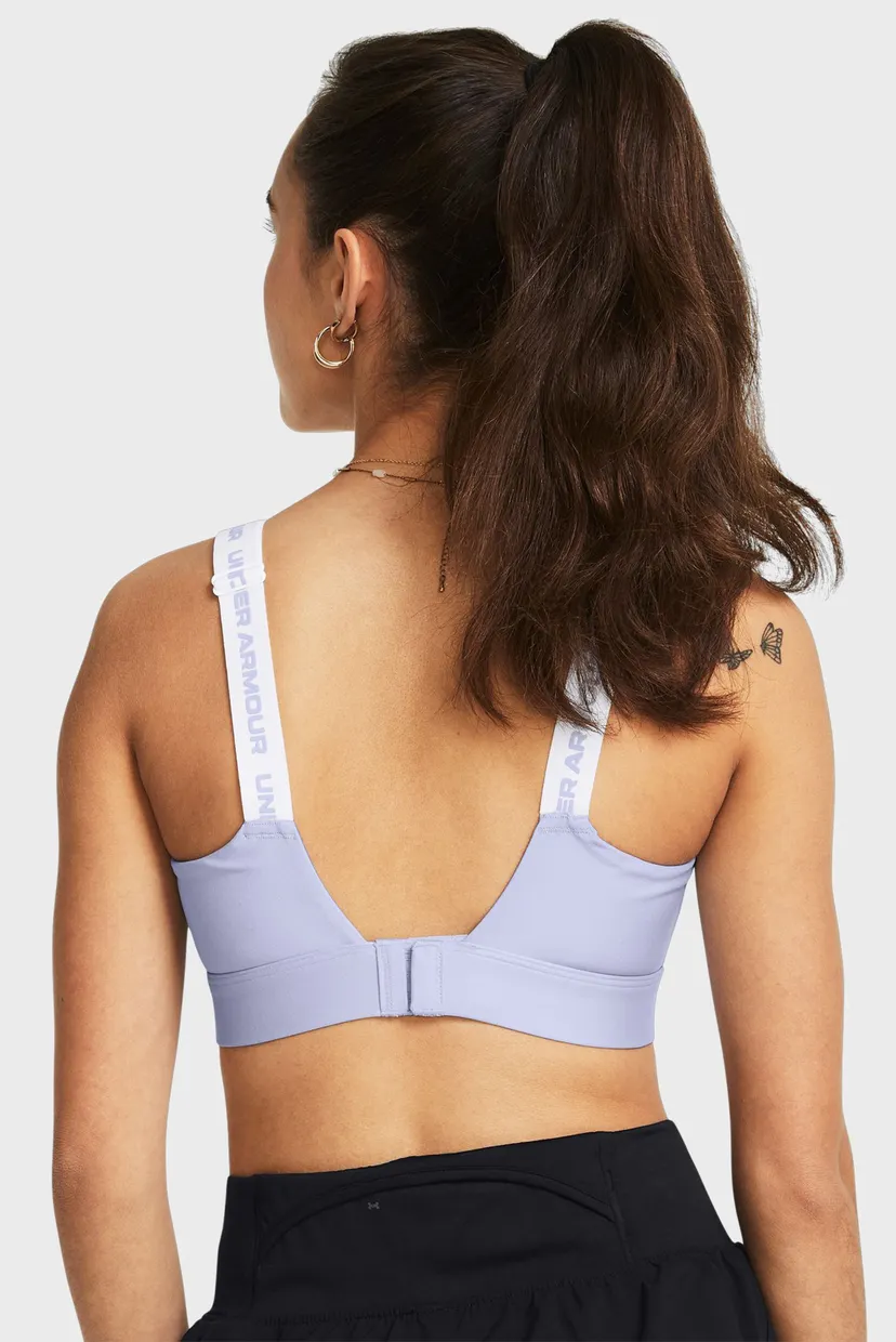 Жіночий бузковий топ UA Infinity High 2.0 Bra 3