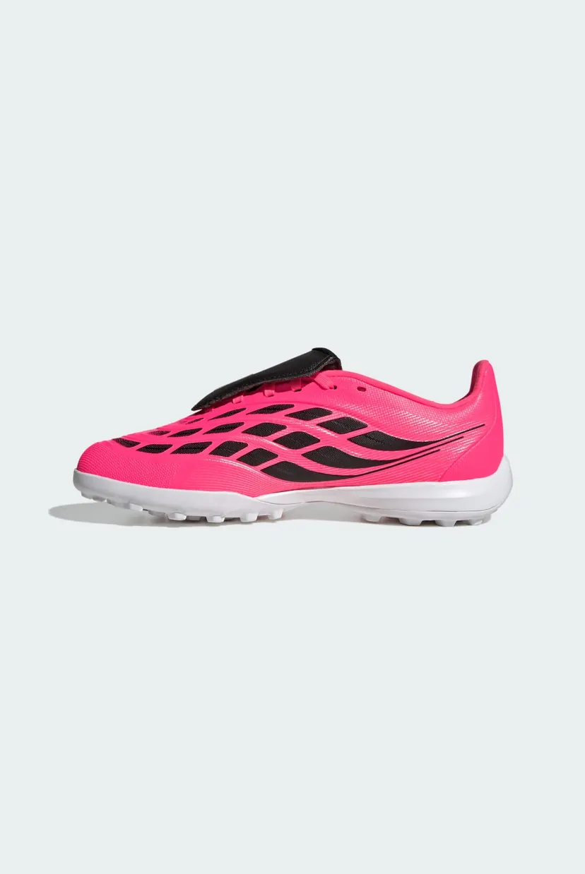Дитячі рожеві сороконіжки PREDATOR LEAGUE Fold-Over Tongue Turf Football Kids 6