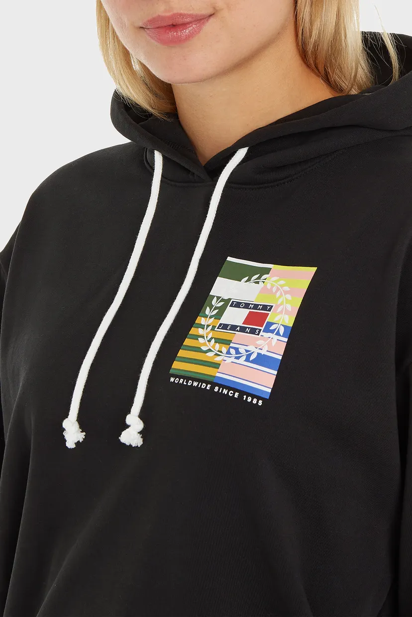 Жіноче чорне худі TJW RLX TJ LUXE 1 HOODIE 3