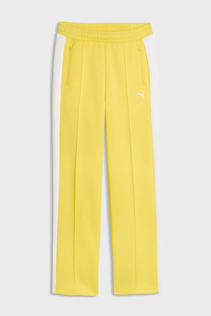 Жіночі жовті спортивні штани T7 ALWAYS ON Straight Track Pants Women 4