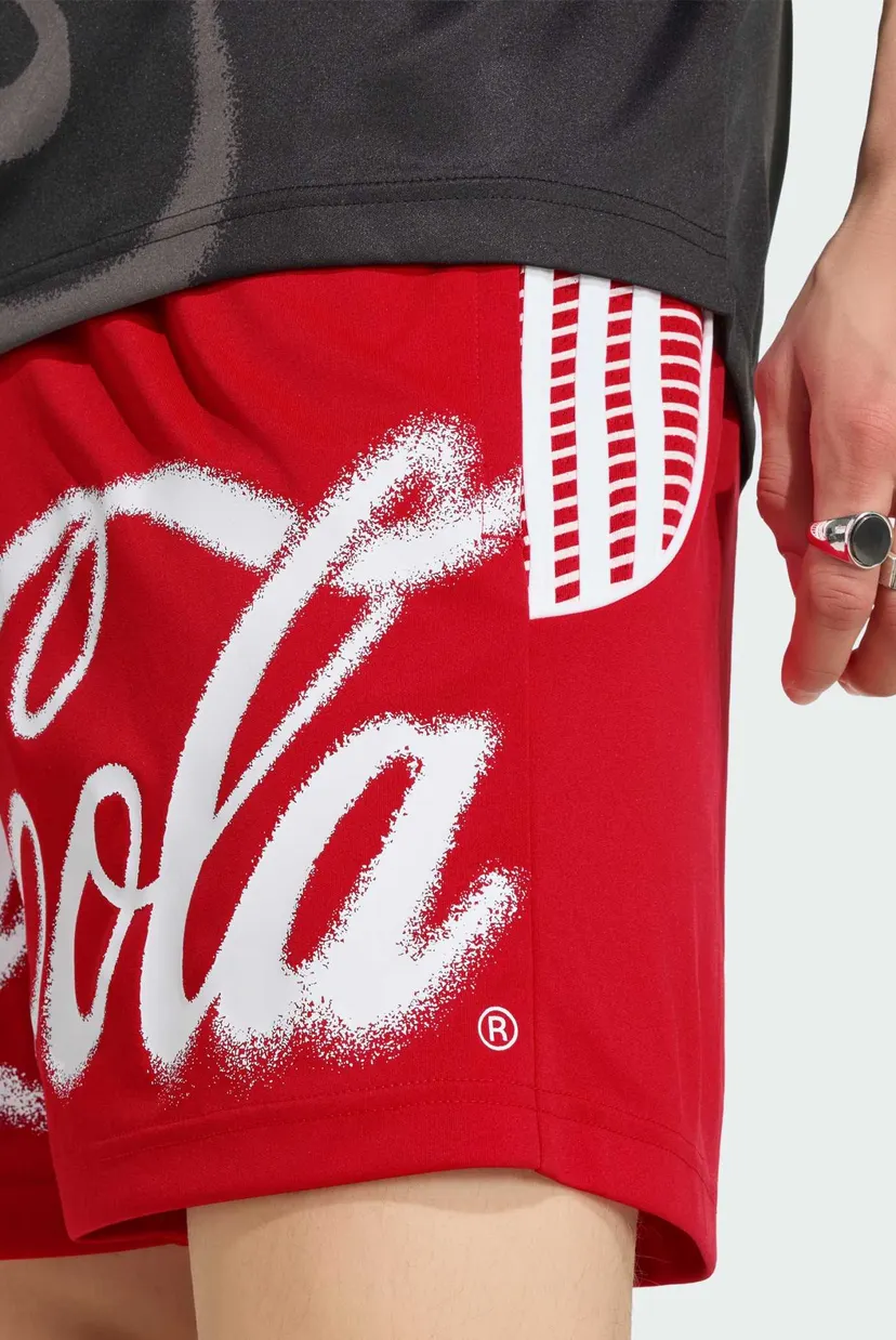Чоловічі червоні шорти з візерунком COCA COLA TRAINING 4