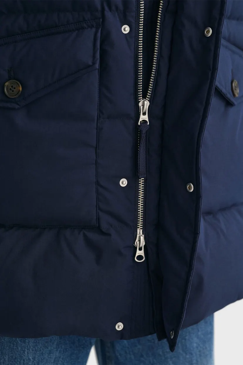 Чоловічий темно-синій пуховик LONG ALTA DOWN JACKET 6