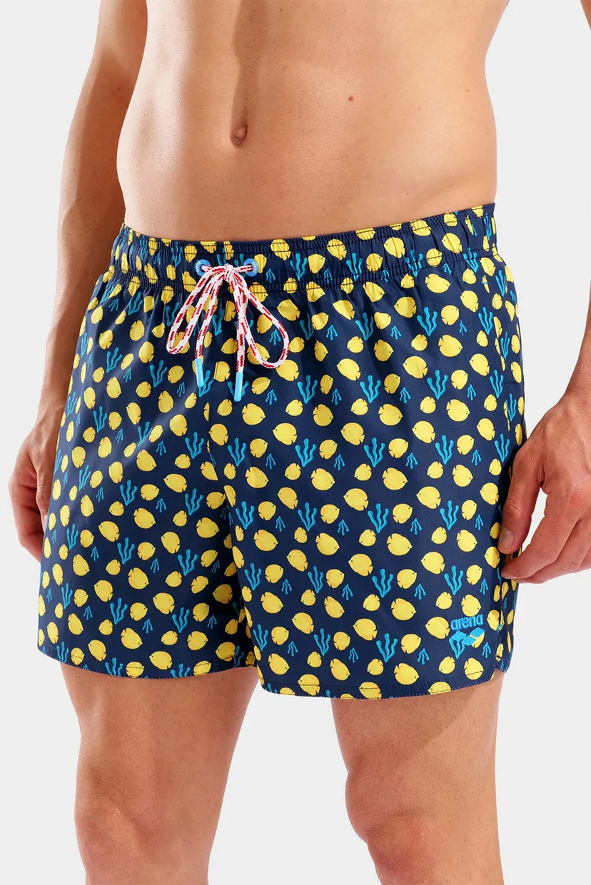 Мужские плавательные шорты с узором WATER PRINTS BEACH SHORT AO 4