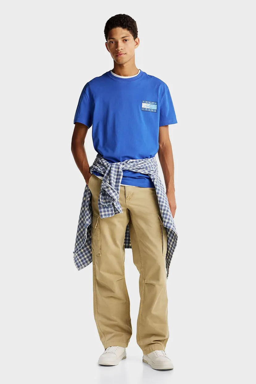 Чоловіча синя футболка TJM REG RWB FLAG TEE EXT 3