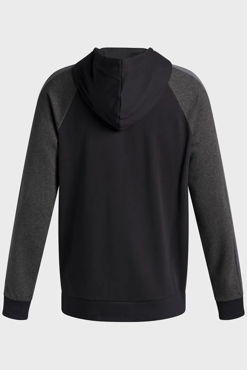 Мужское черное худи UA Rival Flc CB Hood 4