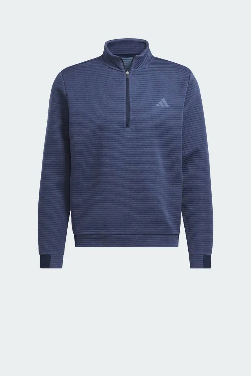 Мужская темно-синяя спортивная кофта Ultimate365 Dwr Textured Quarter Zip 6