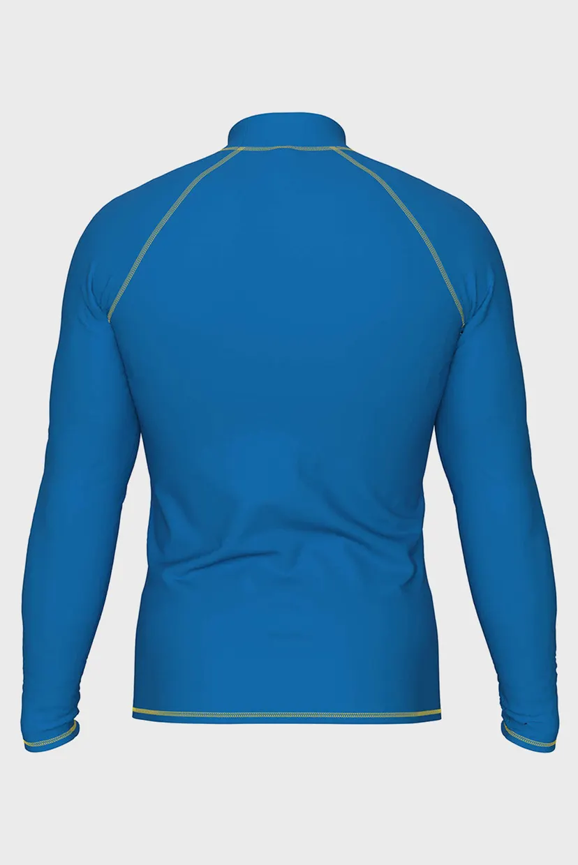 Мужской голубой лонгслив RASH VEST L/S GRAPHIC 7