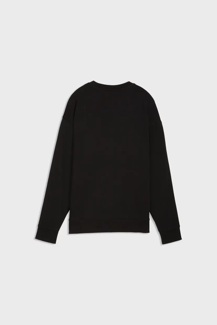 Женский черный свитшот Essentials Elevated Crew Neck Sweatshirt Women 5