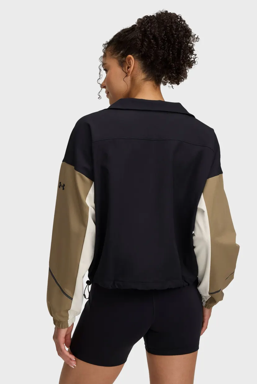 Жіноча чорна вітровка UA Unstoppable Jacket 3